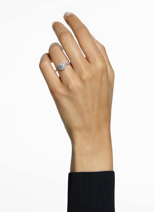 Produktbild Swarovski Constella Cocktail Round Pavé Ring Silber (50)