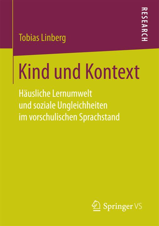 Produktbild Kind und Kontext (Deutsch, Tobias Linberg, 2017)