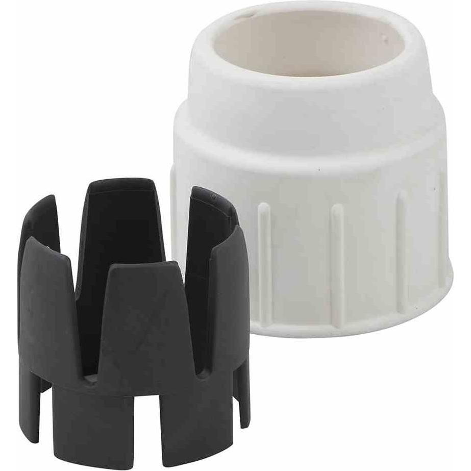 Sun garden, Base + Piedistallo ombrellone, Dado di lancio - Ricambio per ombrellone a sbalzo Easy Sun bianco