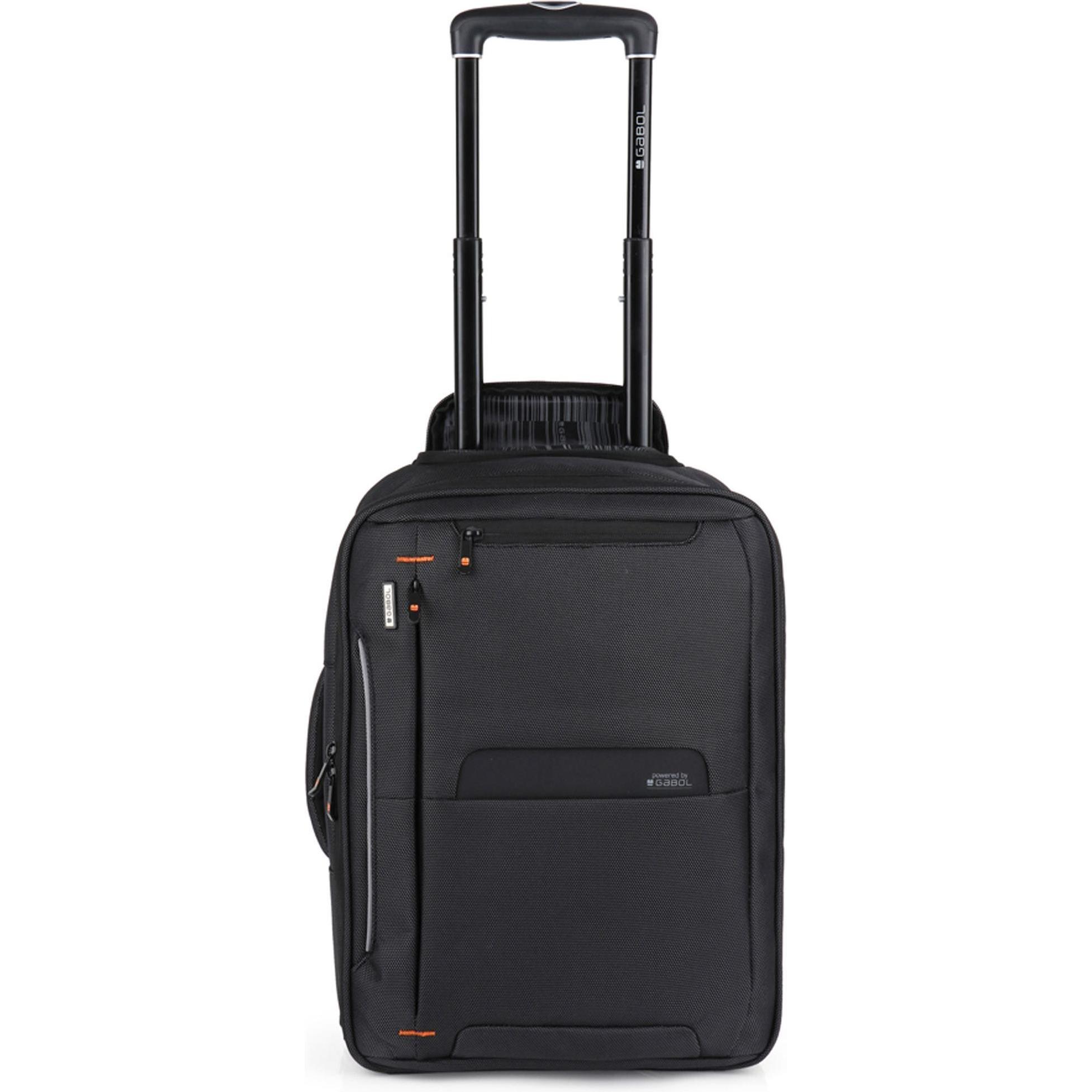 Gabol, Valigia, Pilotos trolley business a 2 ruote 46 cm scomparto per laptop, Nero, (25 l)