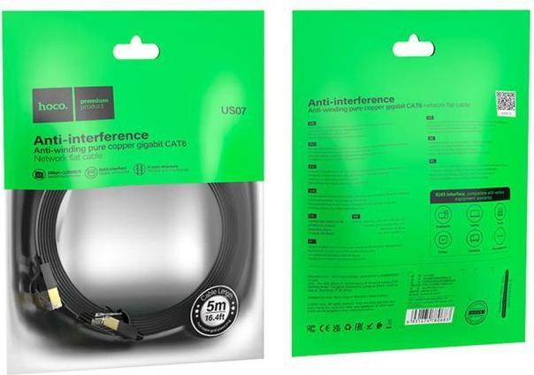 Actual product image Hoco US07 Network cable RJ45 (CAT6, 5 m)