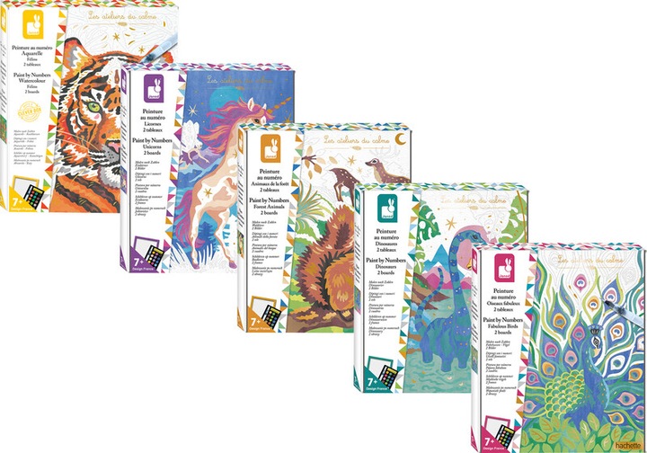 Actual product image Janod Painting by numbers unicorn