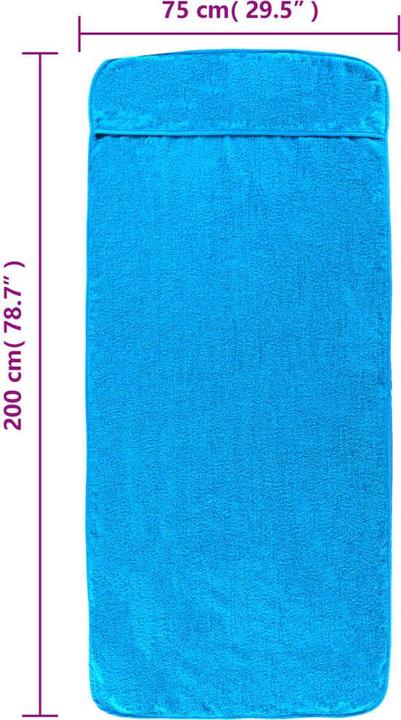 Actual product image vidaXL Strandtuch (200 x 75 cm)