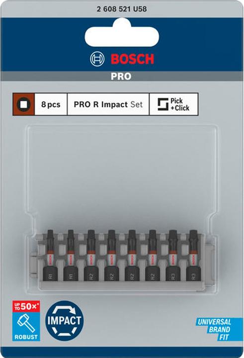 Actual product image Bosch Professional Zubehör PRO Robertson Impact Bit