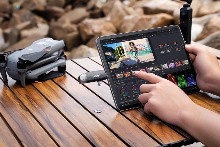 Actual product image Lexar Professional Silver Plus (256 GB, microSDXC, U3, UHS-I)