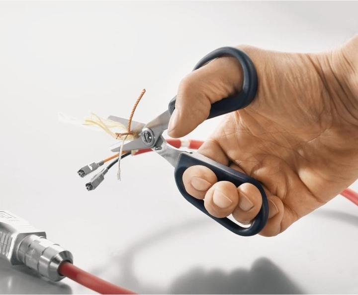 Actual product image Weidmüller Electrician scissors 1208910000 (9 cm)