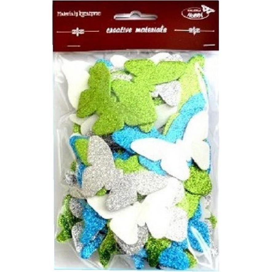 Galeria Hobby Glitzer-Schmetterlinge 52 Stk