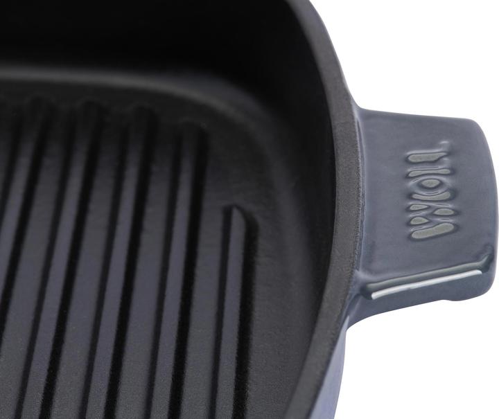 Image du produit Woll Grillpfanne Iron mit Steakpresse Carbon Grey (Poêle à grillades, Fonte)