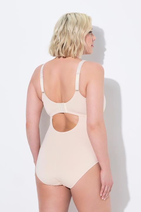 Actual product image Ulla Popken Modal Blend Sleeveless Bodysuit (100 C)