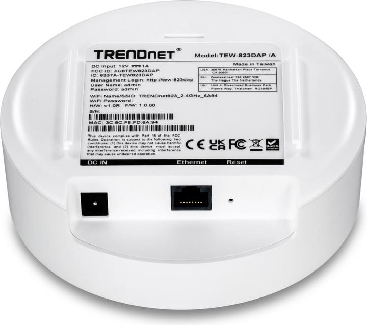 Produktbild Trendnet TEW-823DAP Access Point (867 Mbit/s)