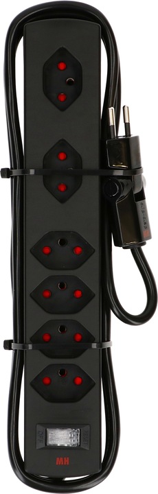 Produktbild Max Hauri Safety Line 90° mit Schalter (6 x, Typ 13, 2 m)