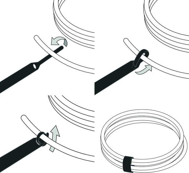 Actual product image Label-the-cable LTC Basic Straps (Velcro cable ties, 170 mm, 10 pcs.)