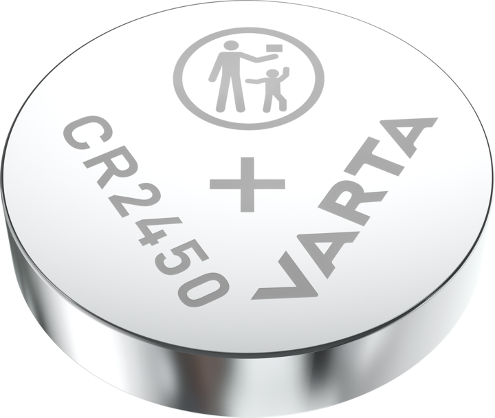 Produktbild Varta Batterie Knopfzelle CR2450 3V 570mAh Lithium 4St. (4 Stk., CR2450, 570 mAh)