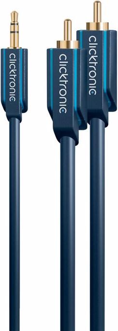 Immagine prodotto Goobay Cavo adattatore MP3 Clicktronic (5 m, Connettore da 3,5 mm (AUX), Cinch)