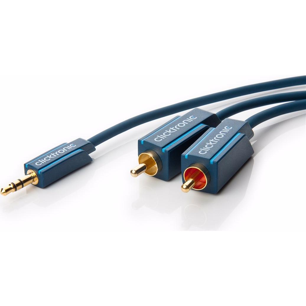Goobay MP3-Adapterkabel (10 m, 3.5mm Klinke (AUX), Cinch), Audio Kabel
