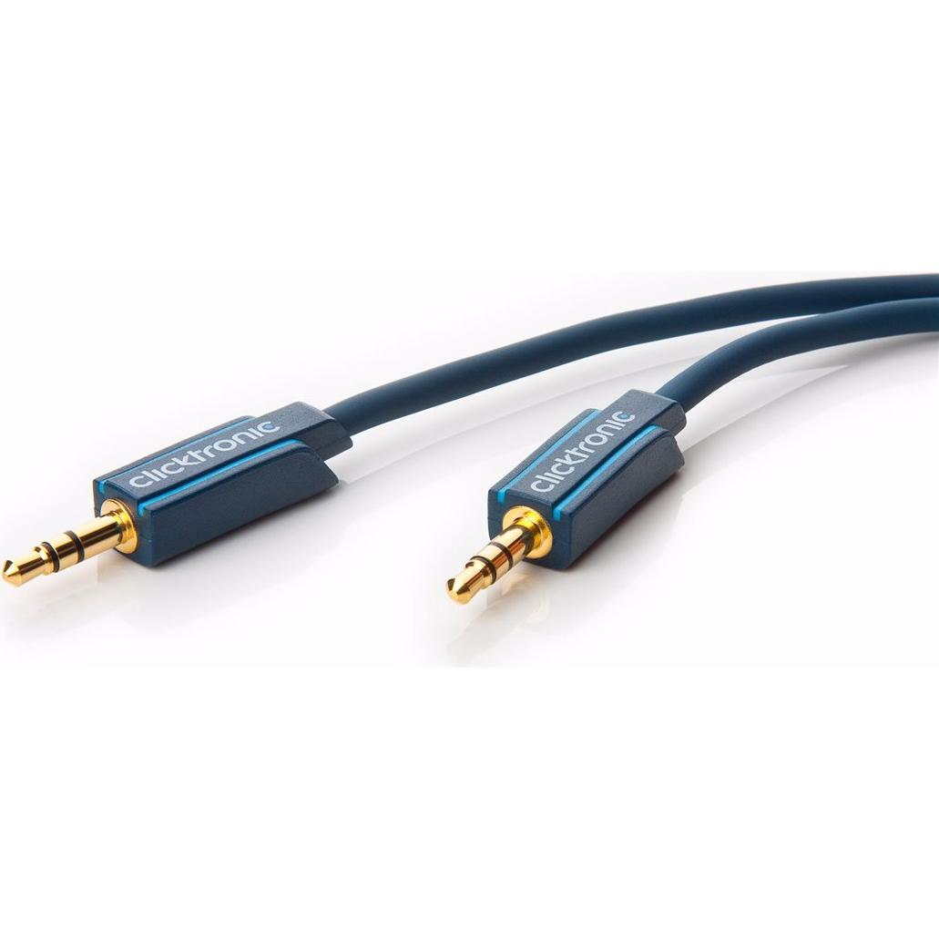 Thumbnail - clicktronic Mp3 (5 m, 3.5mm Klinke (AUX)), Audio Kabel