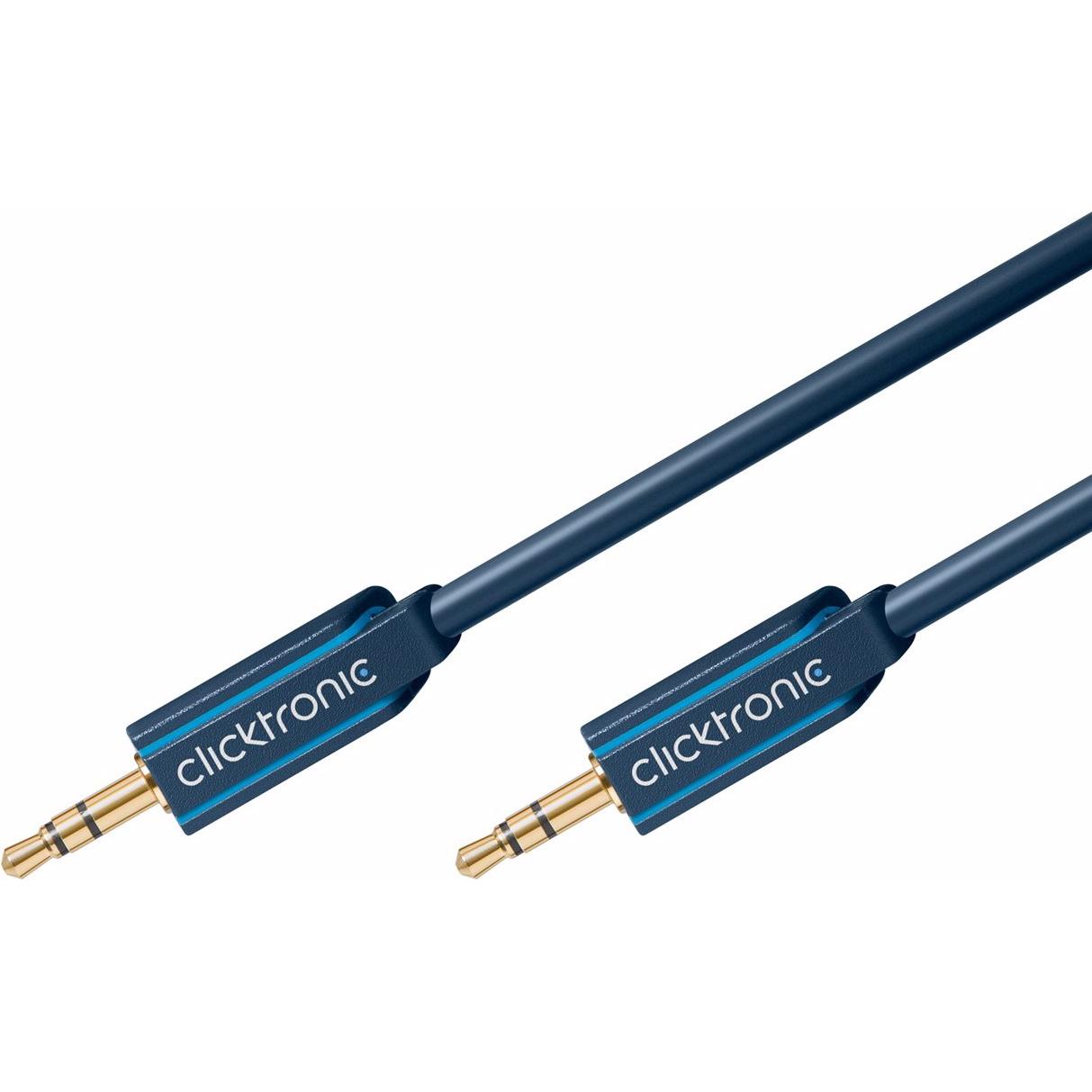 Thumbnail - clicktronic Mp3 (5 m, 3.5mm Klinke (AUX)), Audio Kabel