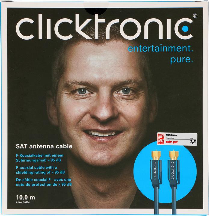 Produktbild clicktronic SAT-Antennenkabel (95 dB, SAT Kabel)