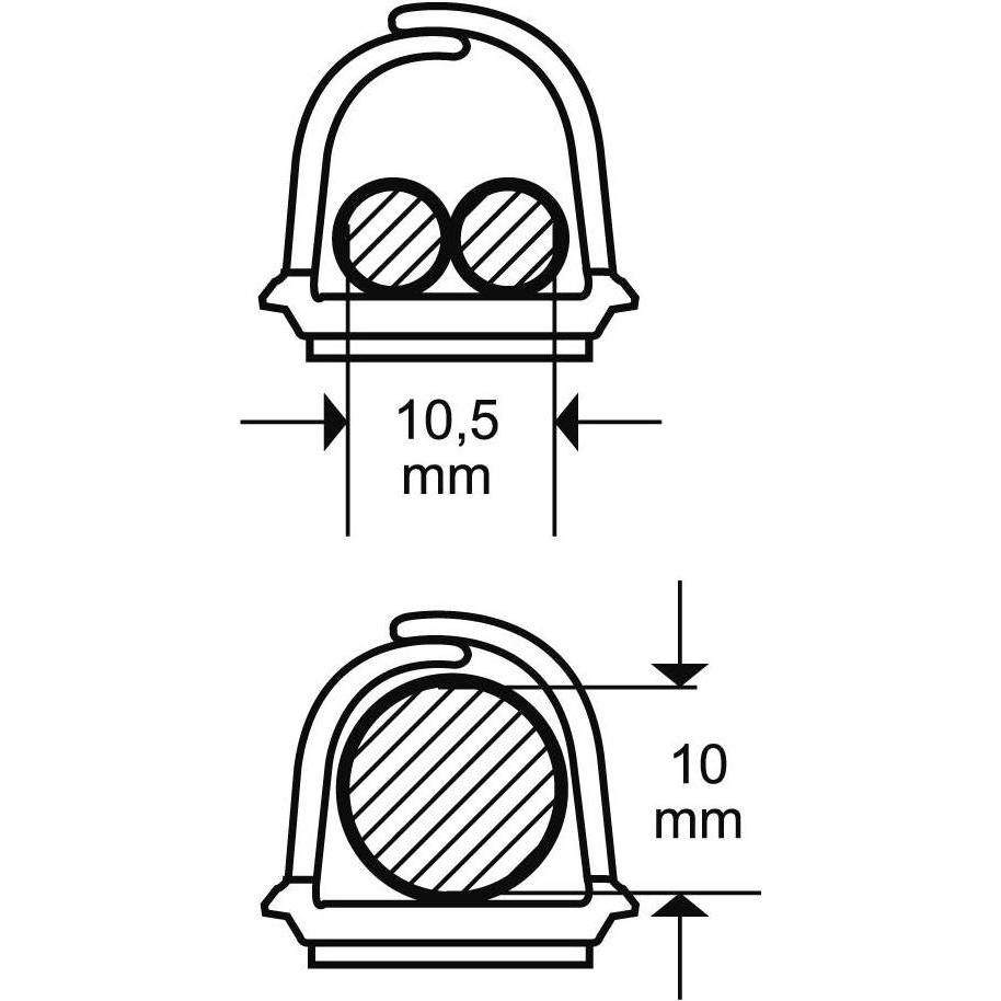 Thumbnail - Inofix, Kabelschutz + Kabelführung, selbstklebend (Kabelkanal, 1000 mm)