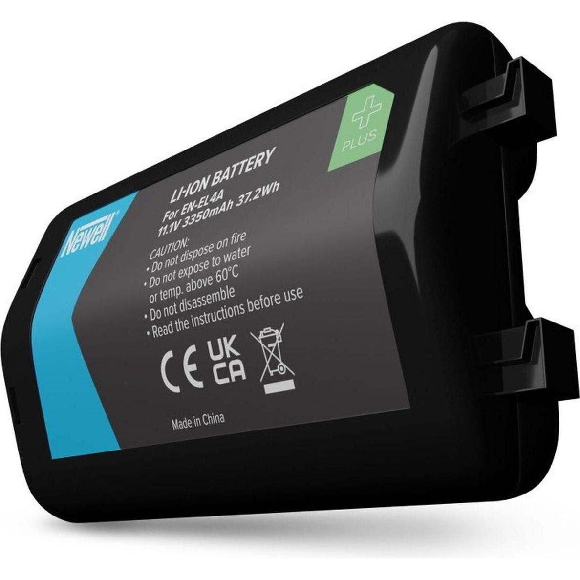 Newell Batteria sostitutiva EN-EL4a per Nikon (Batteria della fotocamera), Alimentatore fotocamera