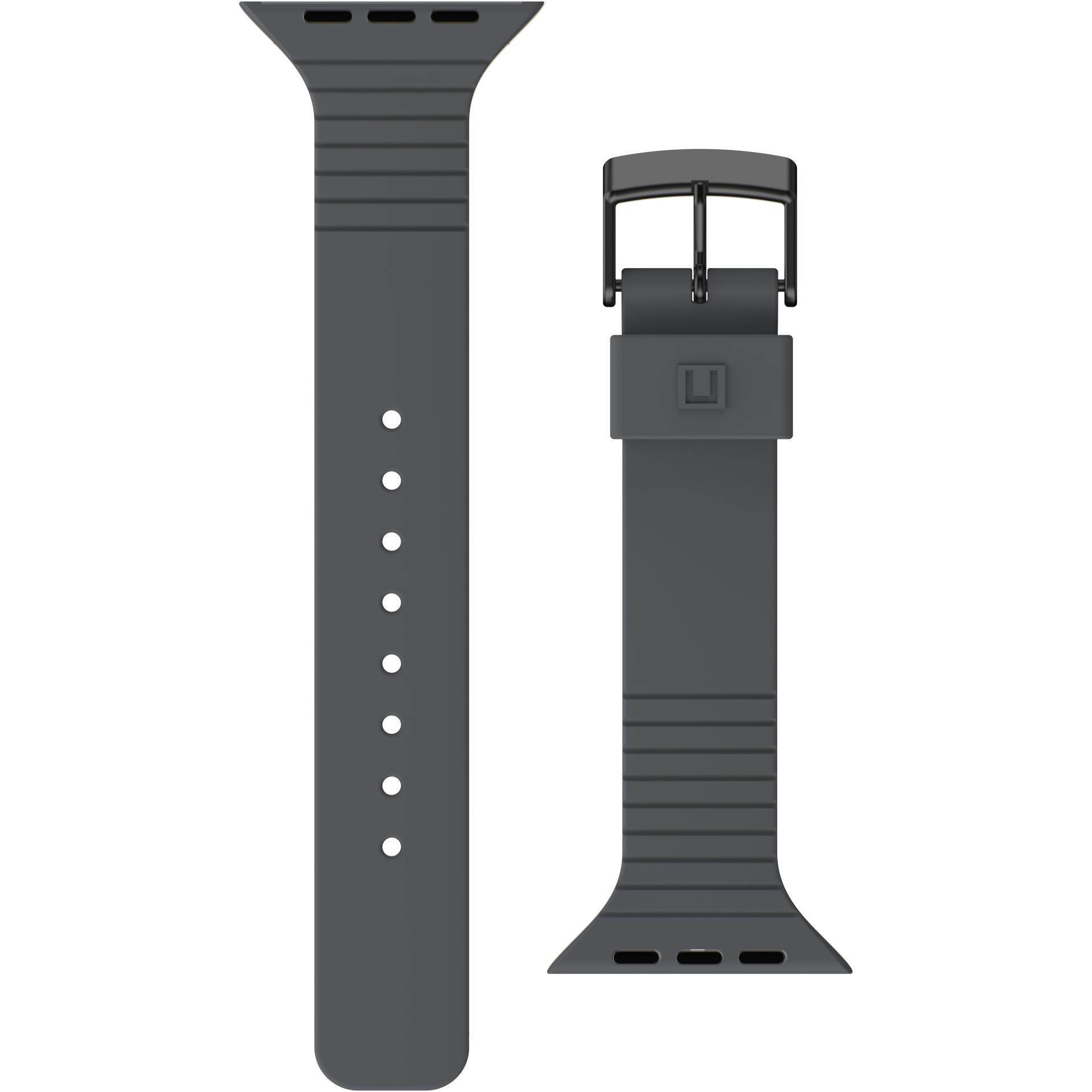 Thumbnail - UAG (U) Aurora Strap (Silikon, Apple Watch), Uhrenarmband, Schwarz
