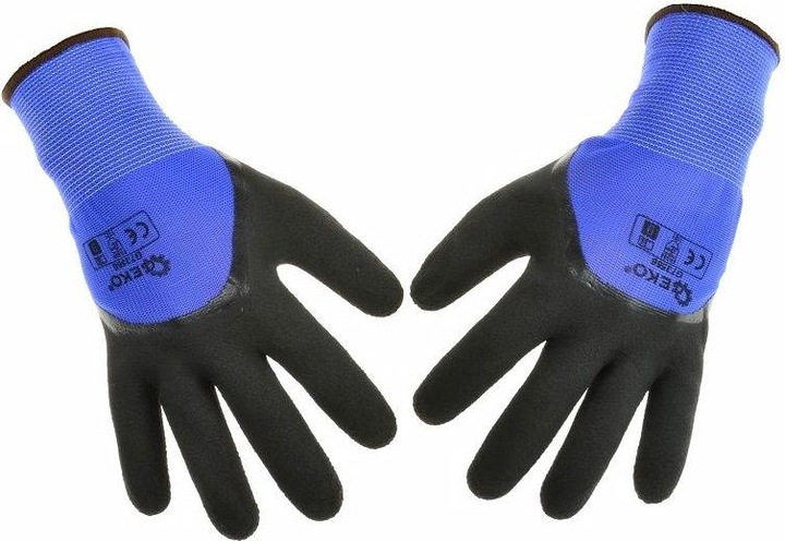 Actual product image GEKO Industrial safety gloves 3/4 foam latex size 8 (8)