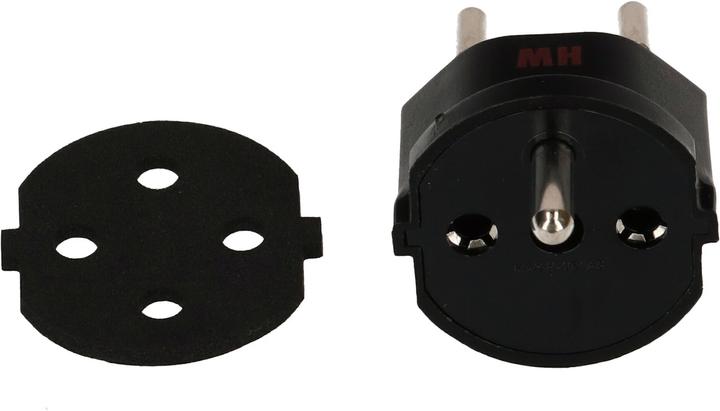 Produktbild Max Hauri Fixadapter Kupplung Schuko (Typ 12, CEE 7/7)
