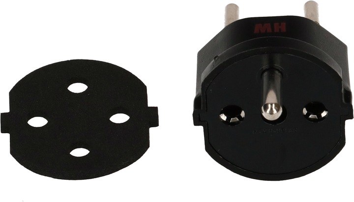 Actual product image Max Hauri Power plug adapter (Type 12, CEE 7/7)