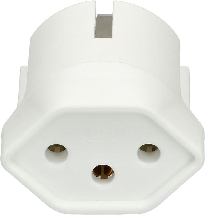 Actual product image Max Hauri Fix adapter 3-pole (CEE 7/4, Type 13)