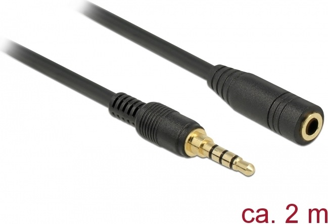 Produktbild Delock 3.5mm – 2x 3.5mm (2 m, Verlängerung)