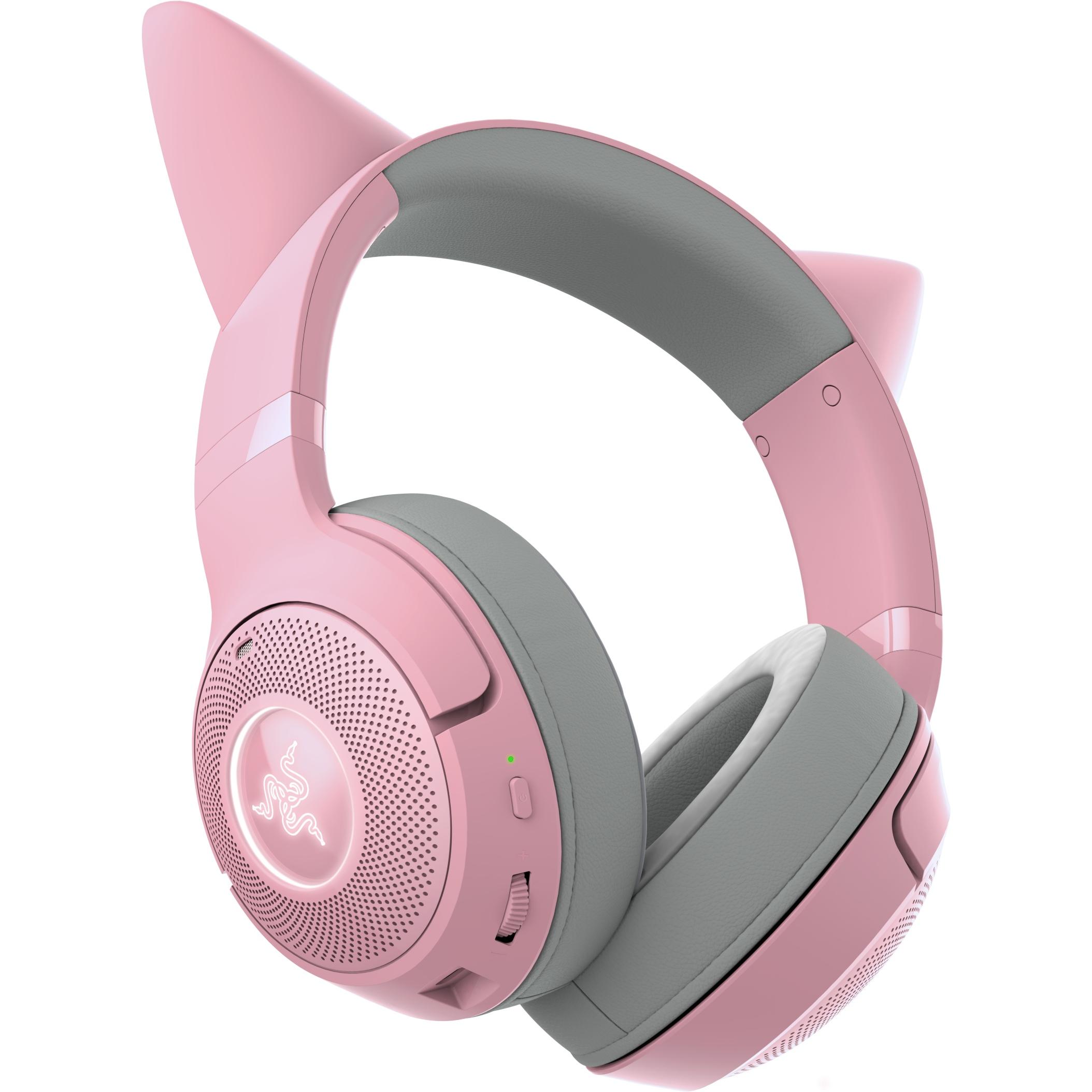 Razer Kraken Kitty V2 BT - Quartz (Kabellos), Gaming Headset, Rosa