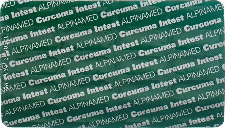 Nutritional values and ingredients Alpinamed Curcuma Intest (1 Piece, Capsules, 40 g)