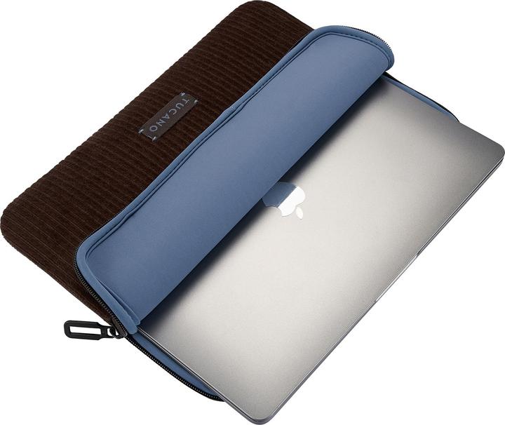 Produktbild Tucano Velluto 2 - Cover for MacBook Air 13 (M4/M3/M2/M1/2025-2018) / Pro 13 / Laptop 12 (brown) (13", Apple, Universal)