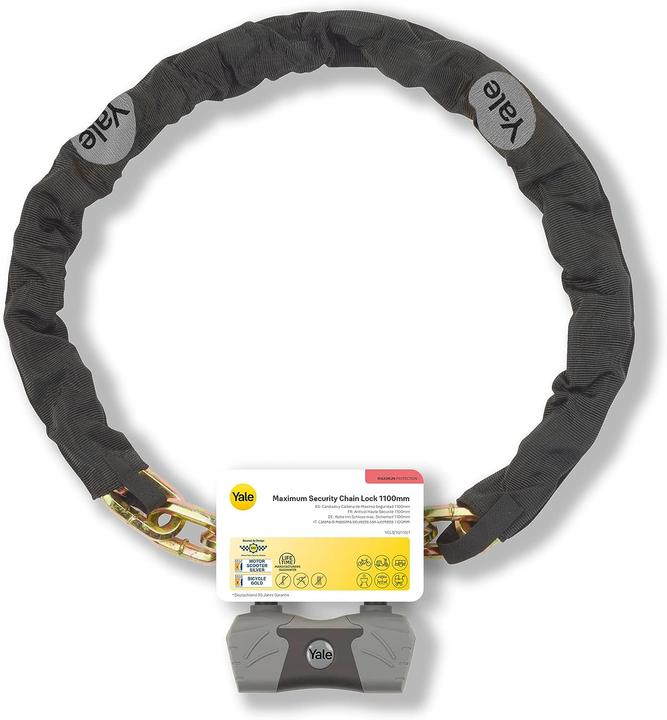 Produktbild Yale maximale Sicherheit Fahrradschloss 230 mm (120 cm)