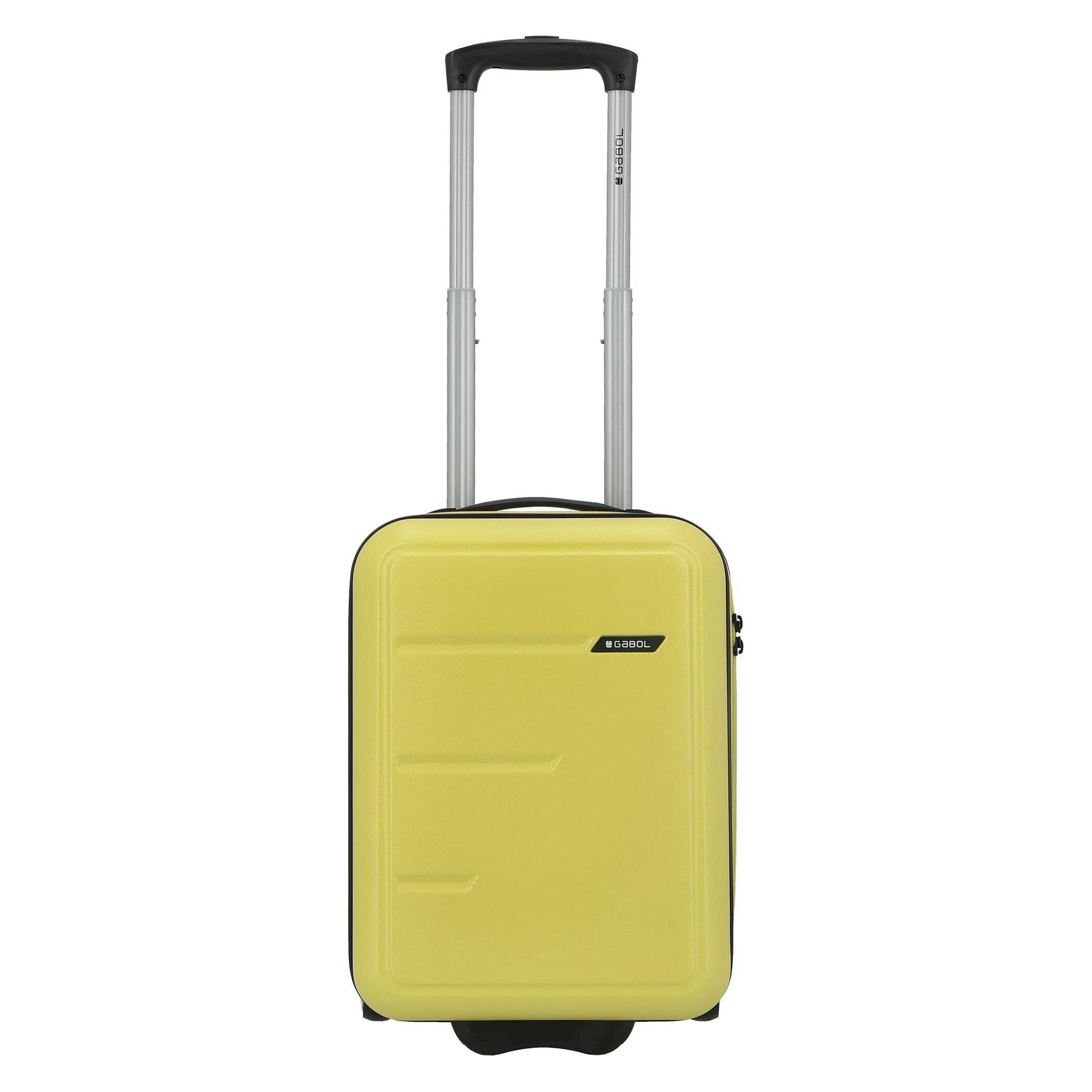Gabol, Koffer, Future Plus 2 Rollen Kabinentrolley 44 Cm, Gelb, (23 l)