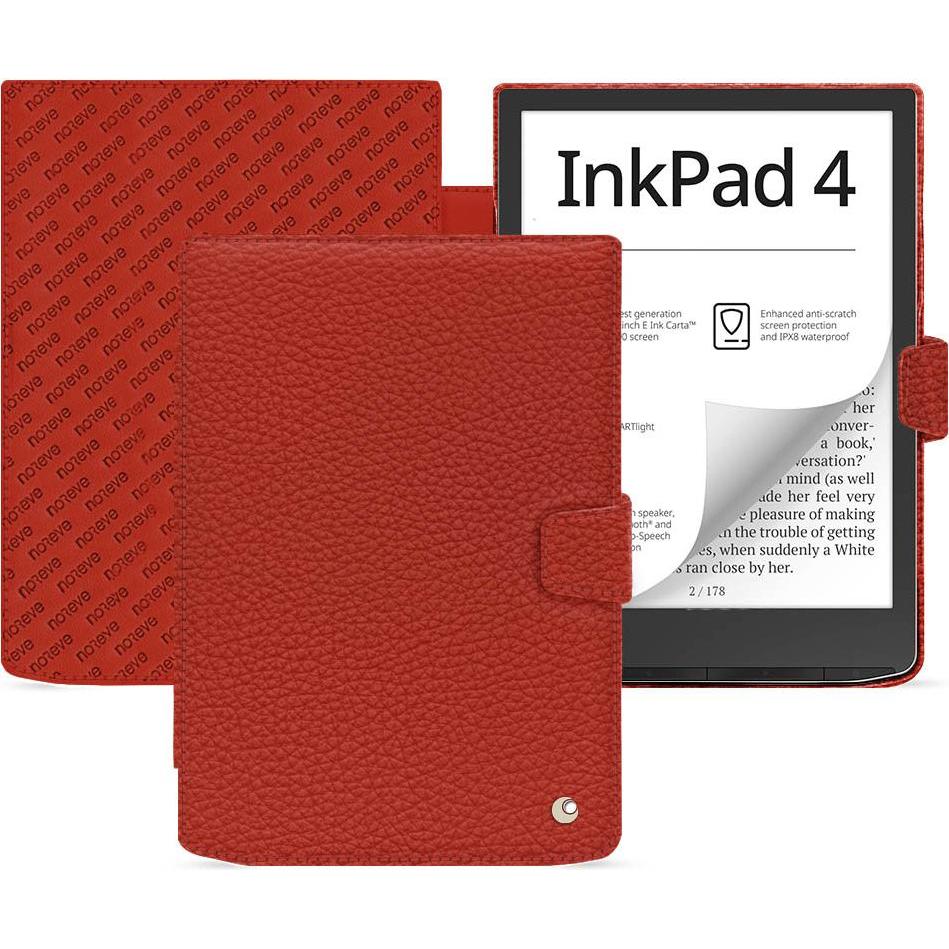 Noreve Lederschutzhülle horizontal, eReader Zubehör, Orange