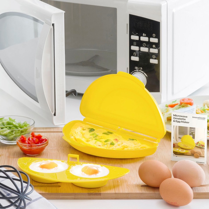 Produktbild InnovaGoods Omelettform für die Mikrowelle (EU-Stecker)