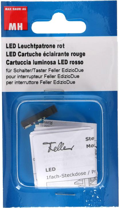 Actual product image Feller EdizioDue LED light cartridge for switches/buttons/small combinations