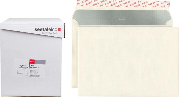 Produktbild Elco Briefumschläge samson beige Kraft in Bürogrosspackung (B4, 250x)