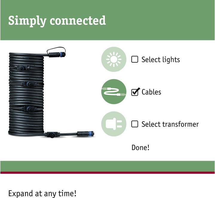 Produktbild Paulmann Outdoor Plug & Shine Kabel 1 in-5 out