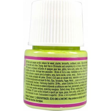 Thumbnail - Pebeo, Künstlerfarbe + Bastelfarbe, Deco Glänzende Acrylfarben (Lichtgrün, 45 ml)