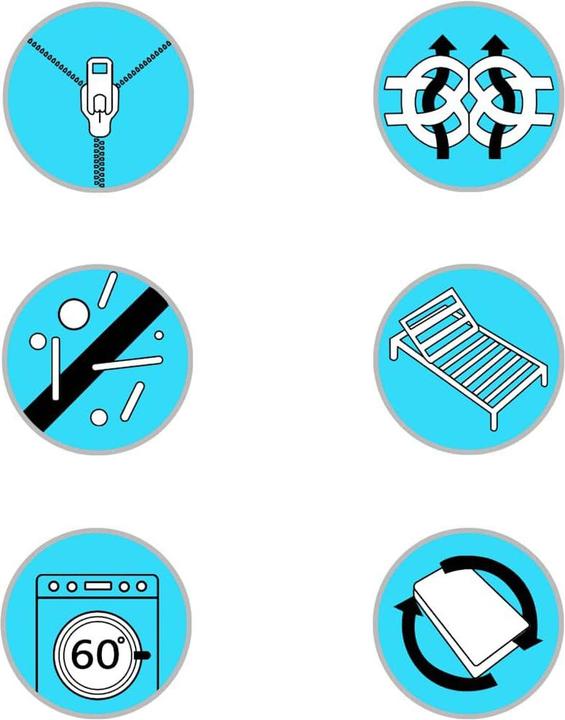 Image du produit vidaXL Webster (80 x 200 cm, Noyau de mousse)