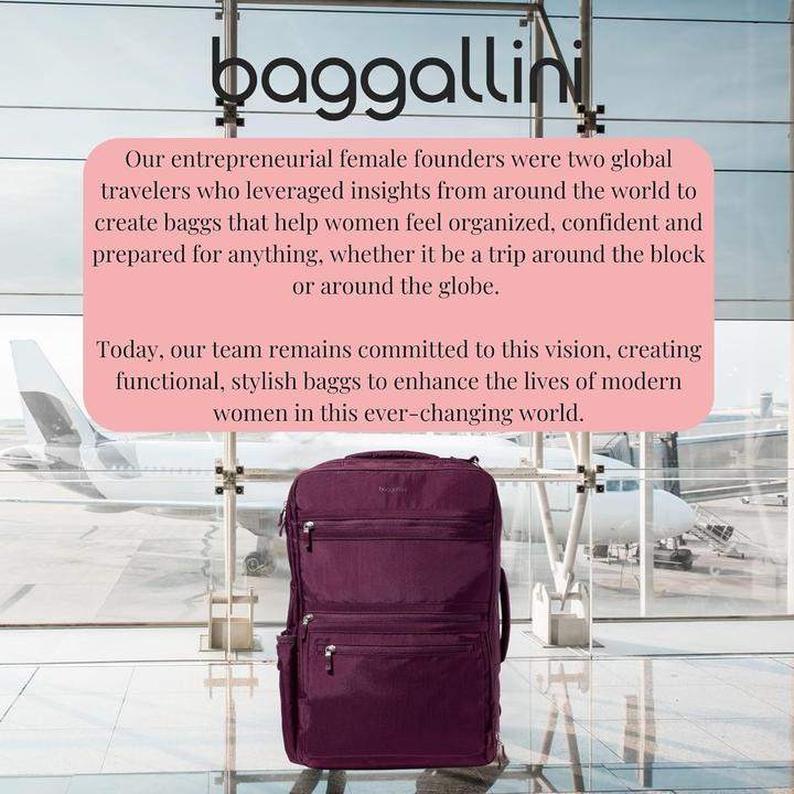 Actual product image Baggallini Modern Convertible Travel Backpack