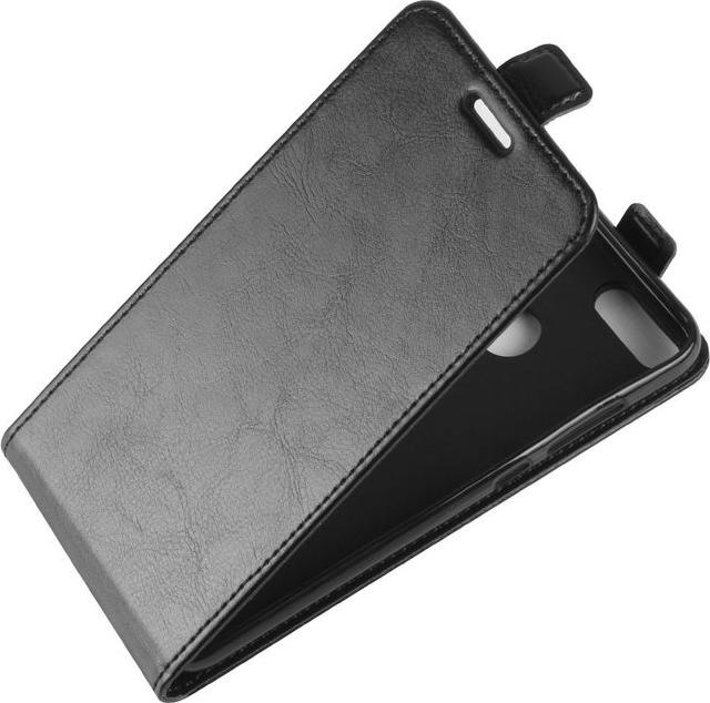 Produktbild MU Classic Crazy Horse Leder Flipcase (Huawei P Smart+)