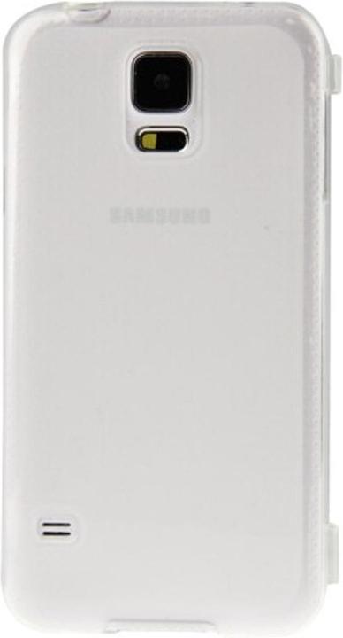 Produktbild König Design Handyhülle Flip Quer für Handy Samsung Galaxy S5 / S5 Neo Transparent (Samsung Galaxy S5, Samsung Galaxy S5 Neo)