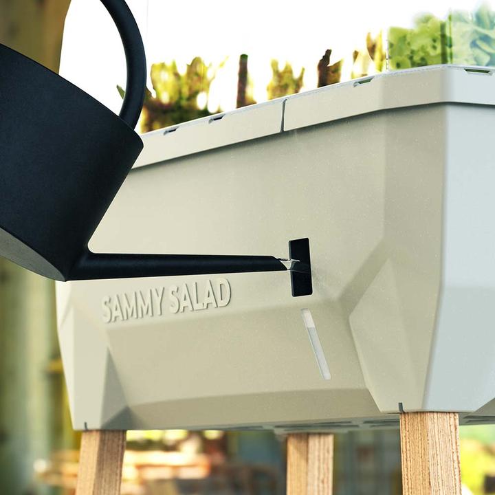 Actual product image Gusta Garden Raised Bed SAMMY SALAD Starter Set, Light Gray