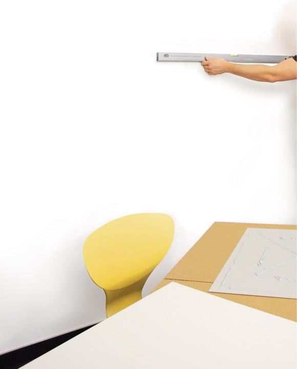 Actual product image Magnetoplan magnetowall on wallpaper, incl. accessories (Magnet board)