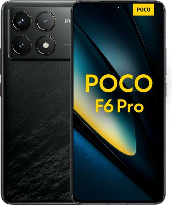 Actual product image Xiaomi Poco F6 Pro (256 GB, Black, 6.67", Dual SIM, 5G)