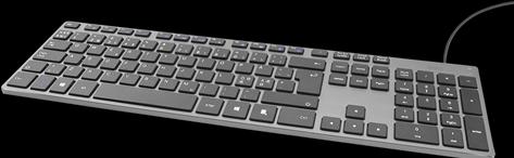 Actual product image Deltaco TB-801 - keyboard - QWERTY - P (Eng. Int., Cable)