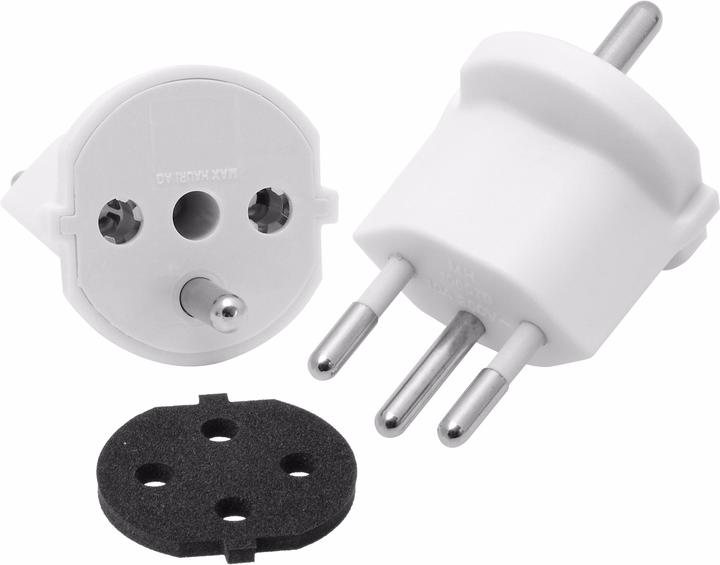 Max Hauri Adaptateur fixe (Type 12, CEE 7/7)